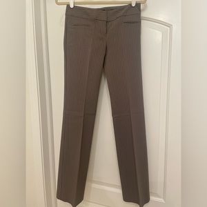 Grey pinstripe dress pants, size 2